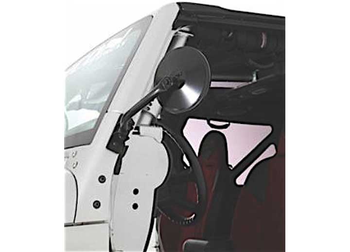97-06 (TJ)07-18 WRANGLER (JK) TRAIL MIRRORS ROUND Smittybilt