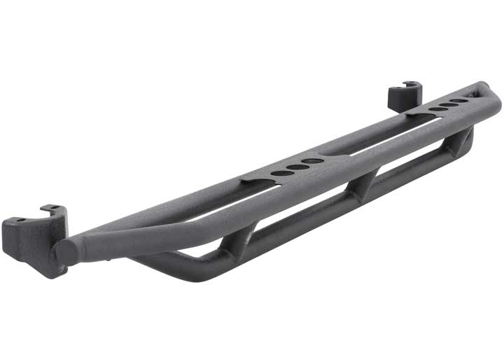 07-18 WRANGLER JK 4 DR SRC ROCK CRAWLER SIDE ARMOR; BLACK TEXTURED