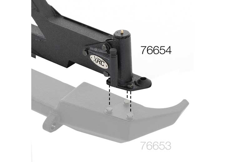 87-06 WRANGLER (YJ/TJ/LJ) XRC REAR SWING AWAY - BLACK TEXTURED