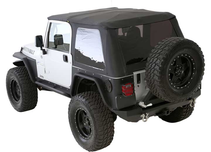 87-06 WRANGLER (YJ/TJ/LJ) XRC REAR SWING AWAY - BLACK TEXTURED