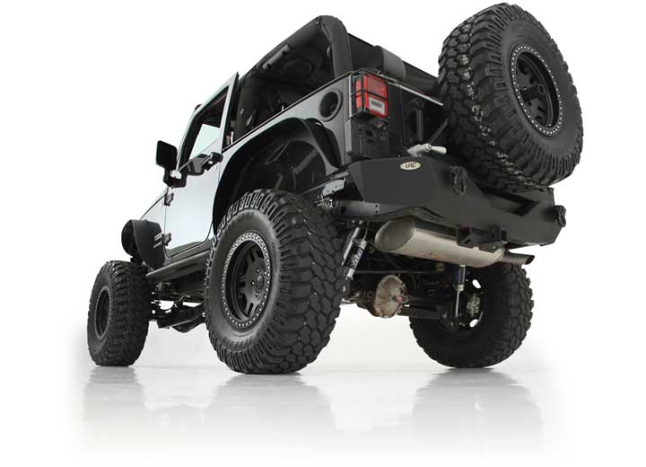 07-18 WRANGLER JK XRC 4IN FENDER FLARES; SET OF 4; BLACK TEXTURED Smittybilt