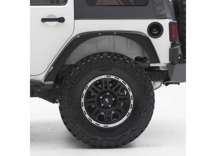 07-18 WRANGLER JK XRC 4IN FENDER FLARES; SET OF 4; BLACK TEXTURED Smittybilt