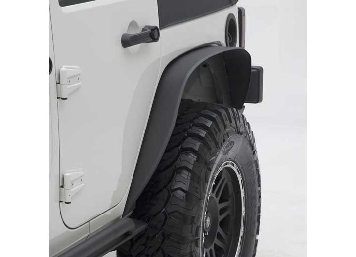 07-18 WRANGLER JK XRC 4IN FENDER FLARES; SET OF 4; BLACK TEXTURED Smittybilt