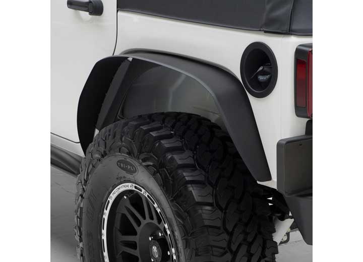 07-18 WRANGLER JK XRC 4IN FENDER FLARES; SET OF 4; BLACK TEXTURED Smittybilt