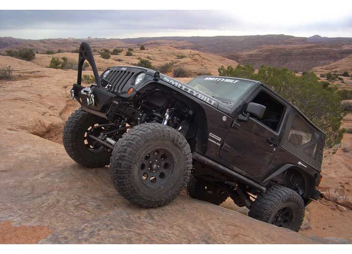 07-18 WRANGLER JK XRC 4IN FENDER FLARES; SET OF 4; BLACK TEXTURED Smittybilt