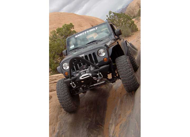 07-18 WRANGLER JK XRC 4IN FENDER FLARES; SET OF 4; BLACK TEXTURED Smittybilt