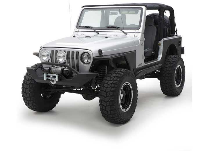 97-06 WRANGLER TJ 2 DOOR XRC REAR CORNER GUARDS - BLACK TEXTURED Smittybilt