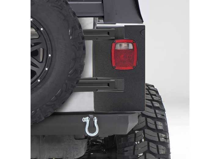 97-06 WRANGLER TJ 2 DOOR XRC REAR CORNER GUARDS - BLACK TEXTURED Smittybilt