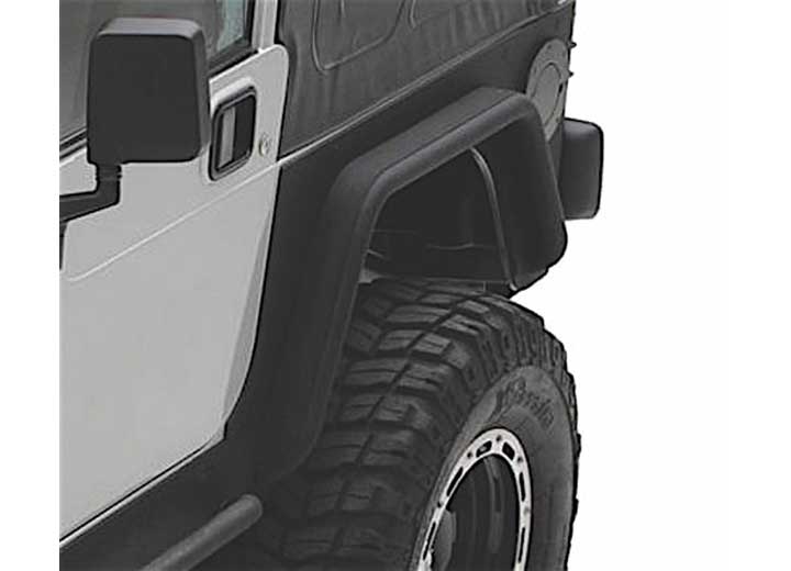 97-06 WRANGLER TJ 2 DOOR XRC REAR CORNER GUARDS - BLACK TEXTURED Smittybilt