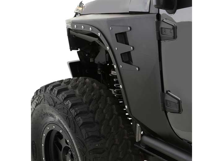 07-18 WRANGLER JK 2/4 DR XRC FRONT FENDERS ARMOR; SOLD AS PAIR; BLACK TEXTURED