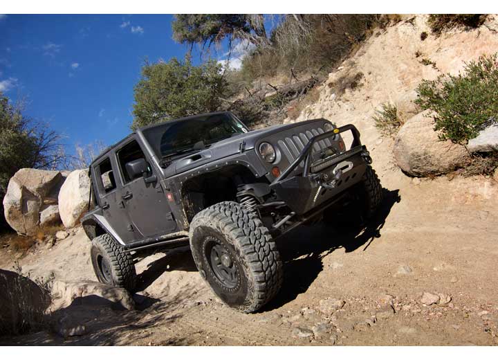 07-18 WRANGLER JK 2/4 DR XRC FRONT FENDERS ARMOR; SOLD AS PAIR; BLACK TEXTURED