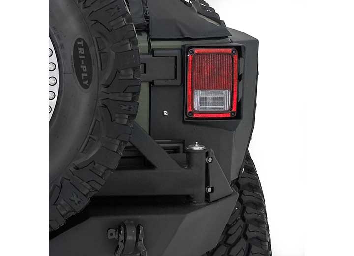 07-18 WRANGLER JK 4 DR XRC REAR CORNER ARMOR; COMPLETE INNER LINER; BLACK TEXTURED