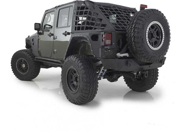 07-18 WRANGLER JK 4 DR XRC REAR CORNER ARMOR; COMPLETE INNER LINER; BLACK TEXTURED