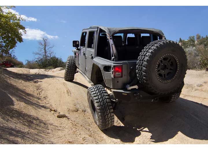 07-18 WRANGLER JK 4 DR XRC REAR CORNER ARMOR; COMPLETE INNER LINER; BLACK TEXTURED