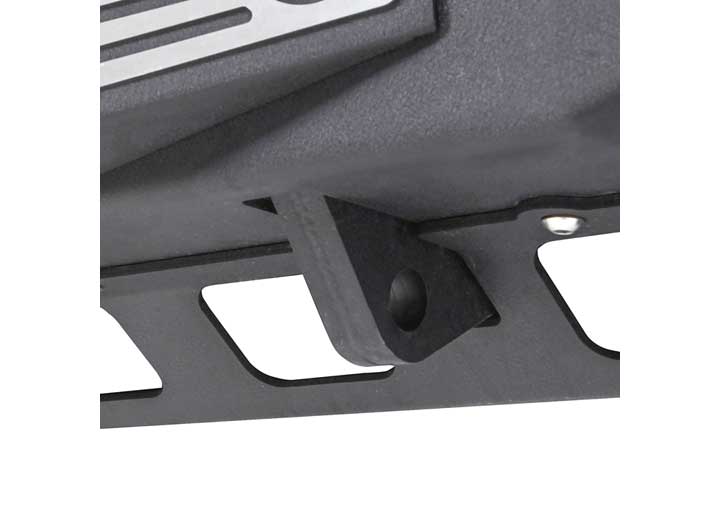07-18 WRANGLER JK 2/4 DR XRC ATLAS FRONT BUMPER W/GRILLE GUARD & FOG LIGHT HOLES; BLACK