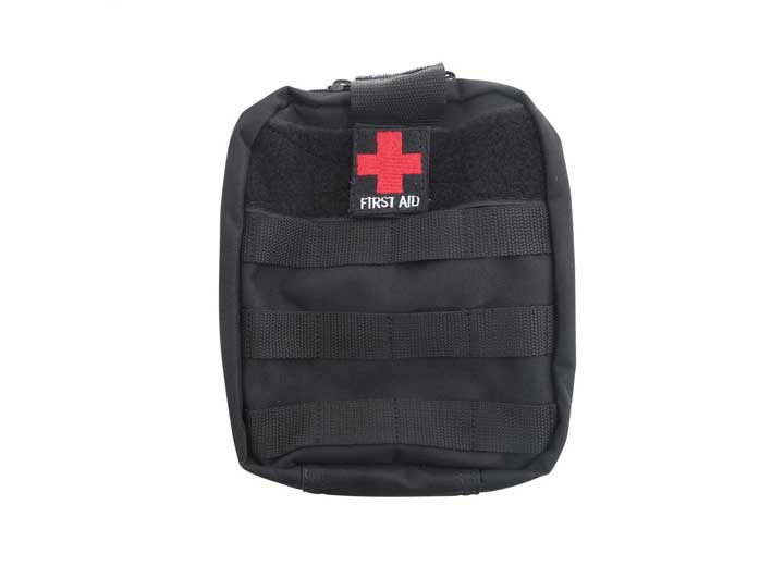 FIRST AID STORAGE BAG; ROLL BAR MOUNTED; BLACK; FIRST AID SUPPLIES SOLD SEPARATELY Smittybilt