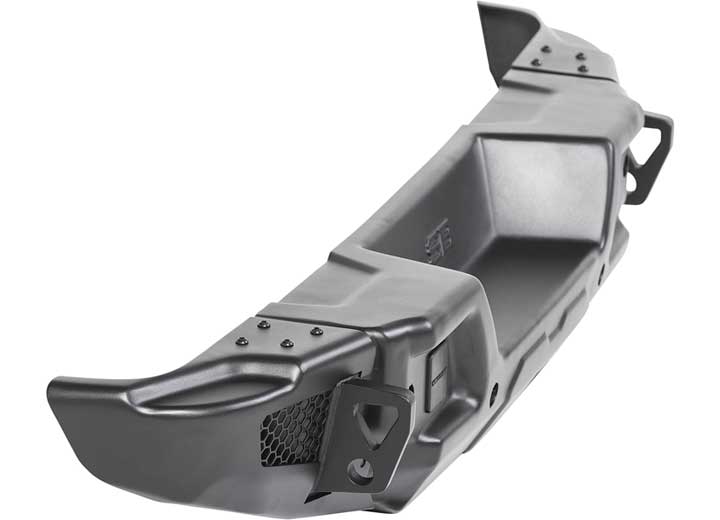 18-C WRANGLER JL 2/4DR STRYKER REAR BUMPER; BLACK