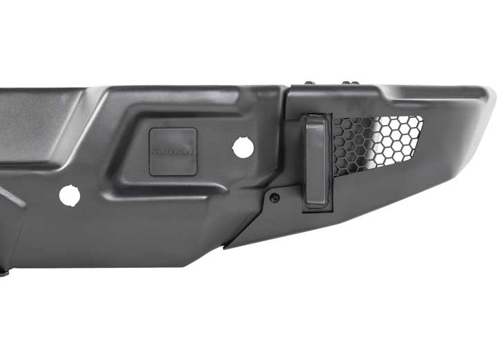 18-C WRANGLER JL 2/4DR STRYKER REAR BUMPER; BLACK