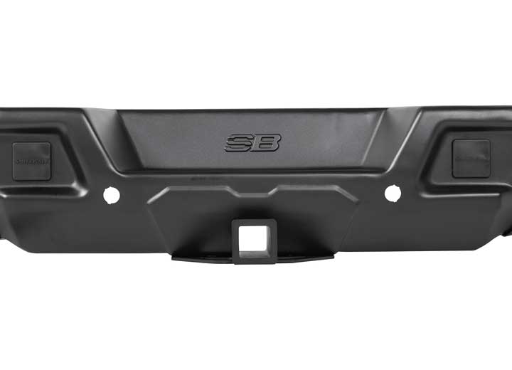 18-C WRANGLER JL 2/4DR STRYKER REAR BUMPER; BLACK