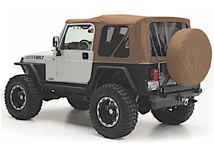 97-06 WRANGLER (TJ) SOFT TOP - OEM REPLACEMENT W/TINTED WINDOWS - DENIM SPICE Smittybilt