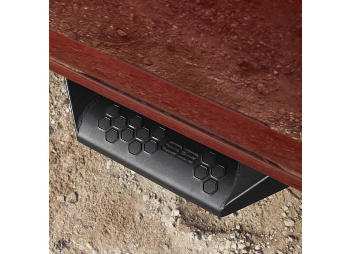 15-C FORD F150/F250/F350 NERF STEP SQUARED BLACK