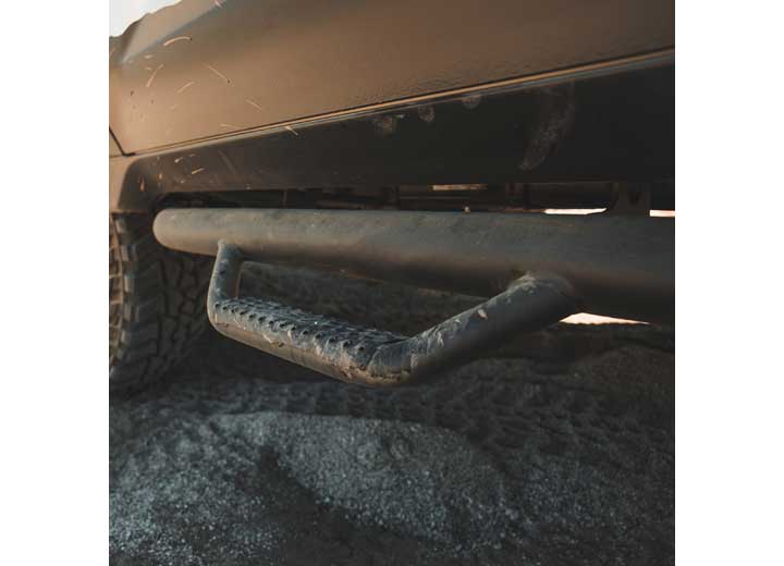 16-23 TOYOTA TACOMA NERF STEP TEXTURED ROUND BLACK