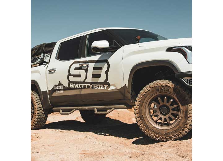 16-23 TOYOTA TACOMA NERF STEP TEXTURED ROUND BLACK