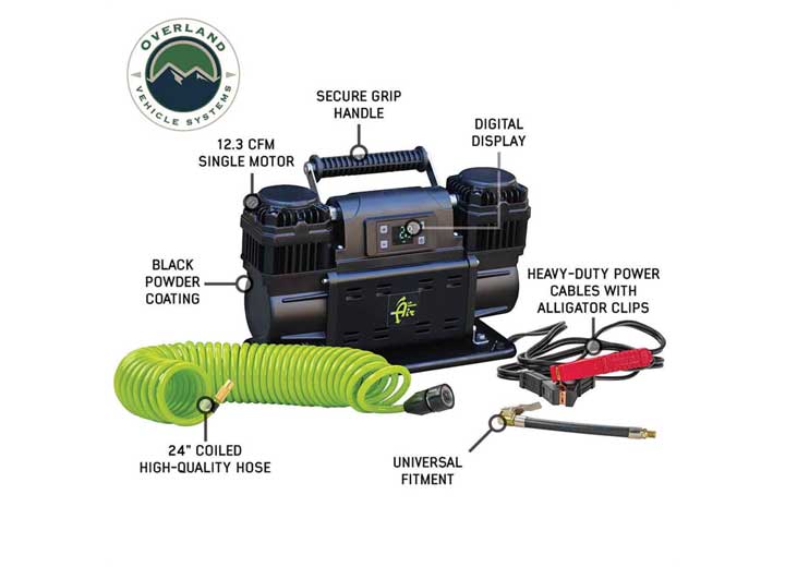 EGOI 7.0 CFM DIGITAL CONTROL PANEL PORTABLE AIR COMPRESSOR - SINGLE MOTOR