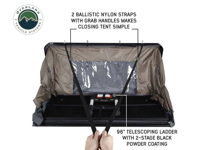 BUSHVELD HARD SHELL ROOFTOP TENT FOR 4 ADVENTURERS