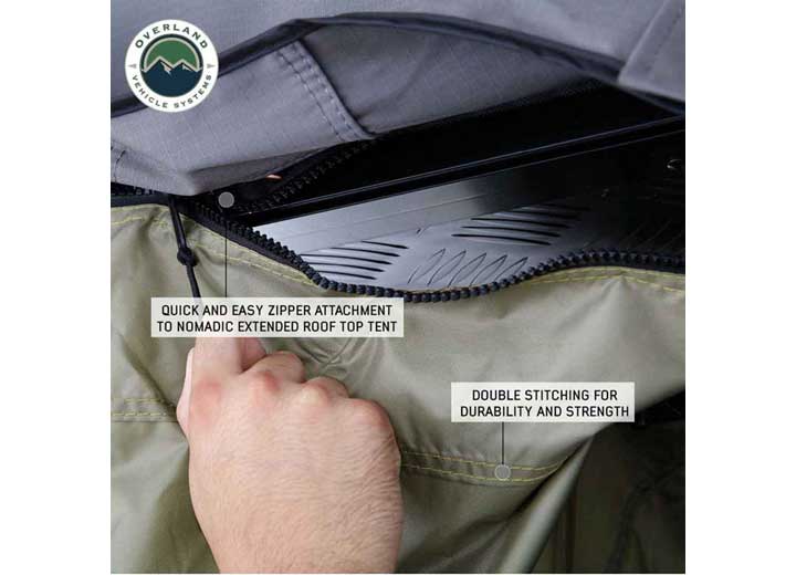 N3E NOMADIC 3 Rooftop Tent Annex: Expand Your Camping Comfort Overland Vehicle Systems / Up Down Air