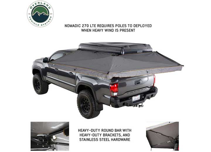 NOMADIC 270 LTE Driver Side Canopy with Installation Kit