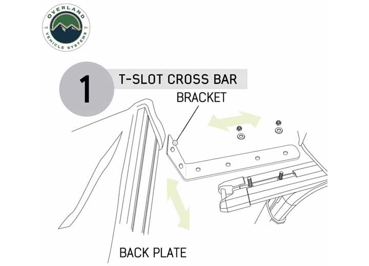 NOMADIC 270 LTE Side Awning with Installation Bracket Kit