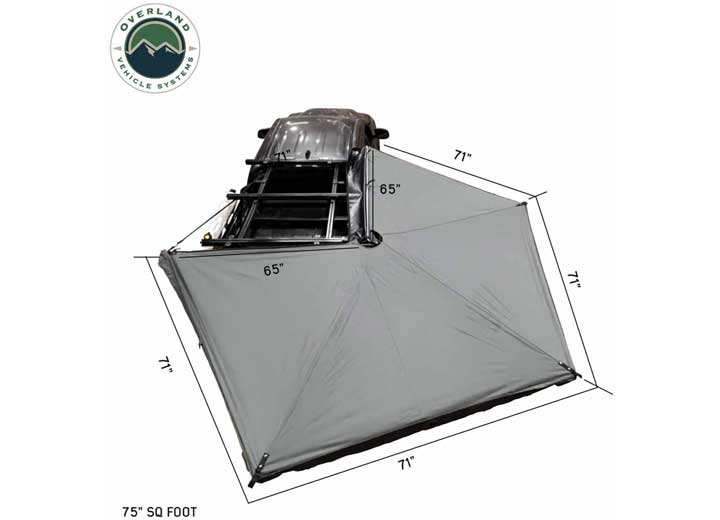 NOMADIC 270 LTE Side Awning with Installation Bracket Kit