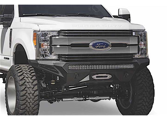 17-19 F250/F350 STEALTH FIGHTER FRONT BUMPER HAMMER/SATIN BLACK Addictive Desert