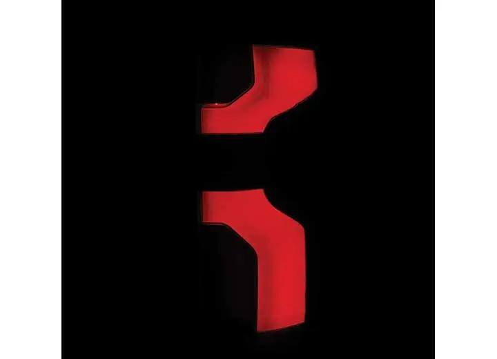 AlphaRex USA - AlphaRex LUXX - Series Alpha - Black LED Tail Lights for 2019 - 2024 Chevrolet Silverado 1500 & 2020 - 2024 Silverado 2500HD/3500HD – Modern Aesthetic & Superior Safety