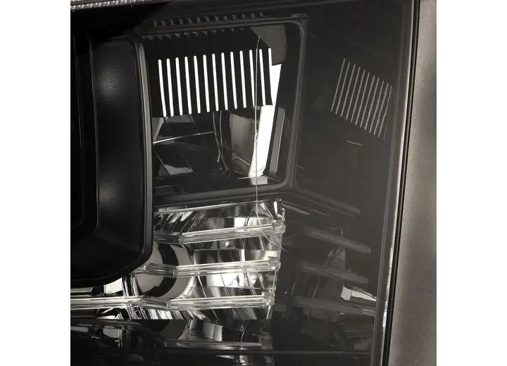 AlphaRex USA - AlphaRex NOVA - Series G2 LED Projector Headlights - Quad Projectors with Sequential Turn Signals for 2014 - 2021 Toyota Tundra, Alpha - Black Housing