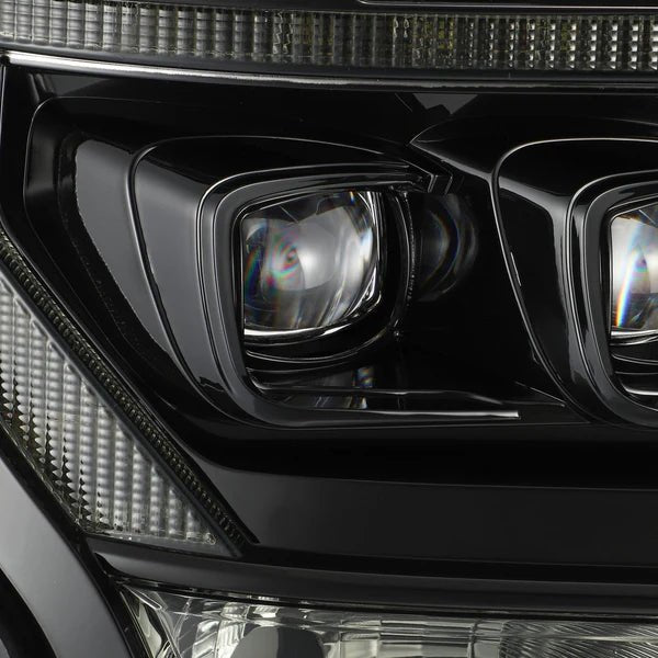 NOVA-Series LED Projector Headlights for 2015-2020 Ford F150 & Raptor - Alpha-Black Finish