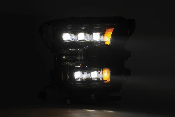 NOVA-Series LED Projector Headlights for 2015-2020 Ford F150 & Raptor - Alpha-Black Finish