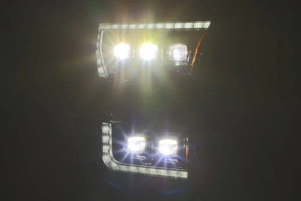 NOVA-Series LED Projector Headlights for 2015-2020 Ford F150 & Raptor - Alpha-Black Finish