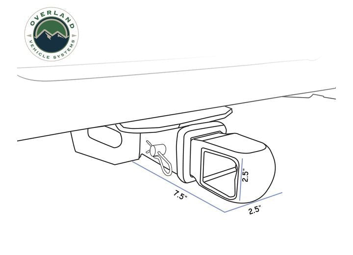 Soft Shackle Aluminum Towing Receiver Mount