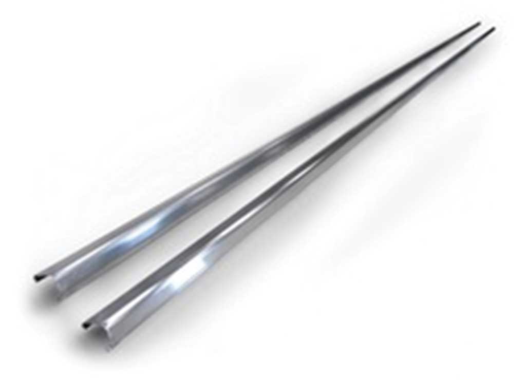 11-18 SILVERADO/SIERRA 2500/3500(NEED TO CUT TO 77IN TO FIT GM) DIESEL 85IN CHROME TRIM STEP KIT Amp Research