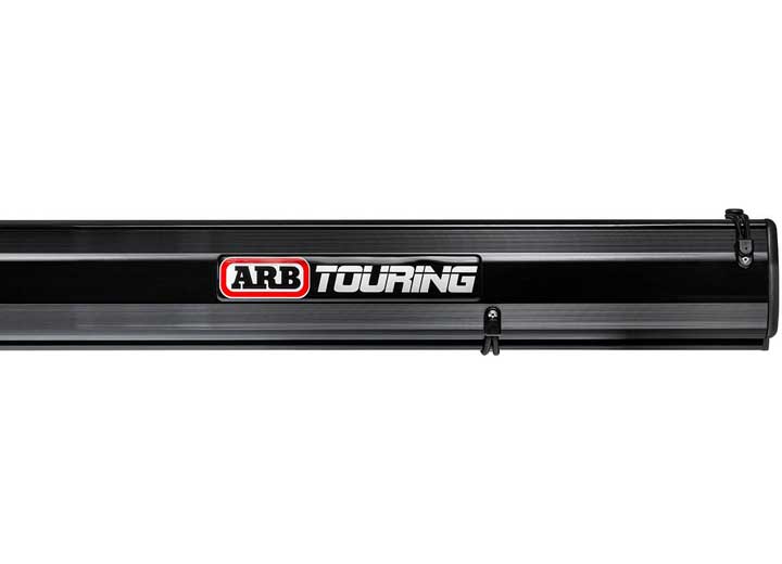 ARB ALUMINUM AWNING; BLACK FRAME; 8.2FT X 8.2FT; INSTALLED WITH LED LIGHT STRIP