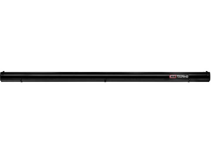 ARB ALUMINUM AWNING; BLACK FRAME; 8.2FT X 8.2FT; INSTALLED WITH LED LIGHT STRIP