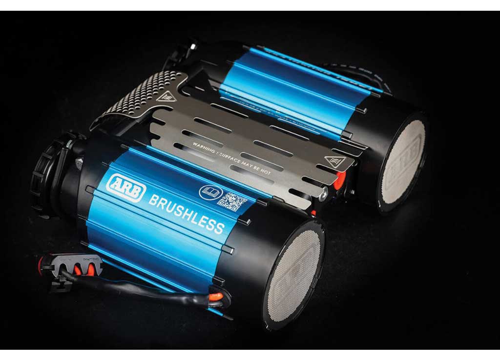 BRUSHLESS TWIN MOTOR ONBOARD 12V AIR COMPRESSOR ARB Usa/Old Man Emu