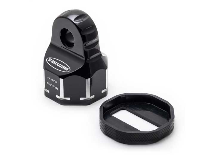 A.W.S. ALUMINUM WINCH SHACKLE BLACK