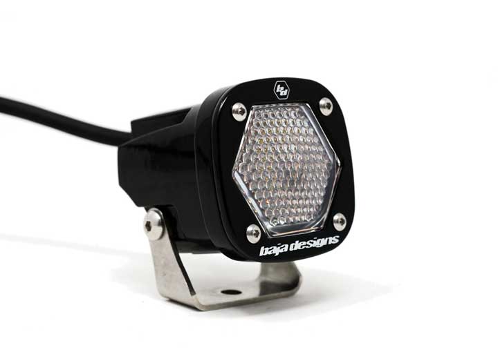 Baja Designs S1 Black LED Auxiliary Light Pod (Clear - Work/Scene)