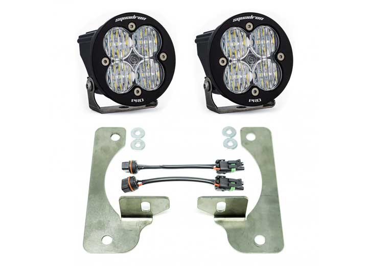 Jeep JL/JT Squadron-R Pro Fog Pocket Light Kit (Clear - Wide Cornering) | 2020-2022 Jeep Gladiator, 2018-2022 Jeep Wrangler JL Baja Designs