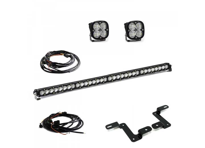 18-C WRANGLER JL S8 40IN COWL MOUNT LED BAR DRIVING/COMBO PATTERN SQUADRON SPORT