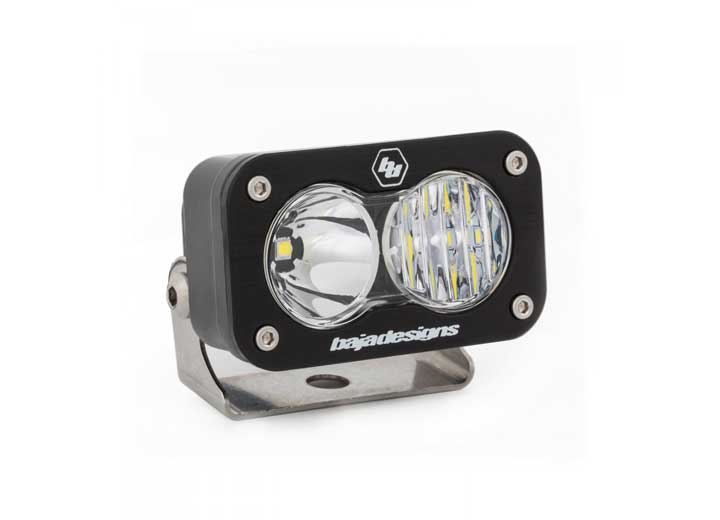 Baja Designs S2 Sport Black LED Auxiliary Light Pod (Clear - Driving/Combo)