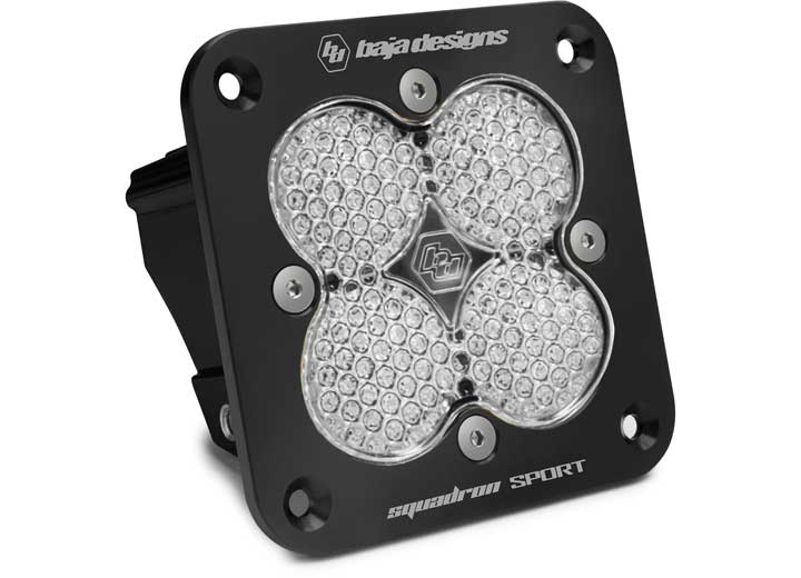 Baja Designs Squadron Sport Black Flush Mount LED Auxiliary Light Pod - Universal
